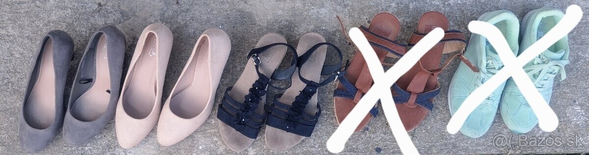 Lodičky, topánky, sandále