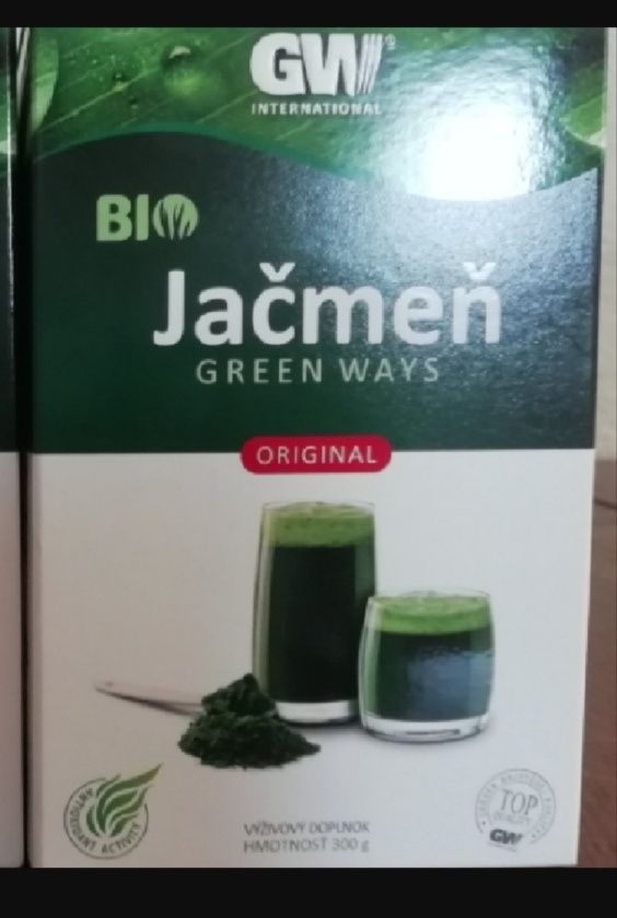 Zelený jačmeň Green Ways