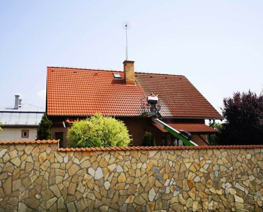 Čistenie striech a fasád
