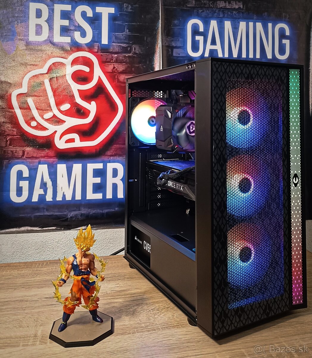 R5 5600/RTX 3070/32GB RAM/2xNVMe SSD/Záruky