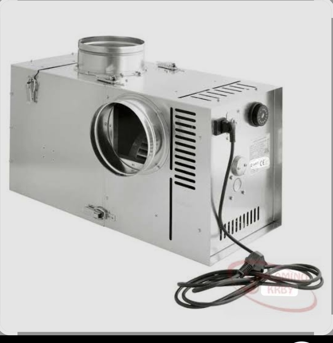 Krbový ventilátor Darco 660 m3/hod bypass BANAN3