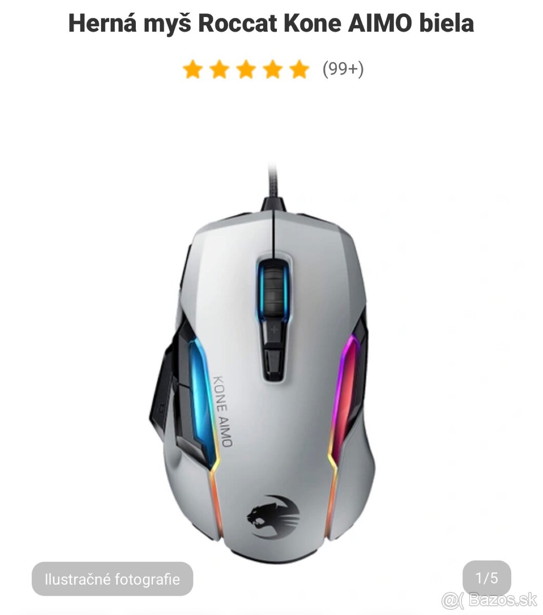 Roccat Kone AIMO BIELA