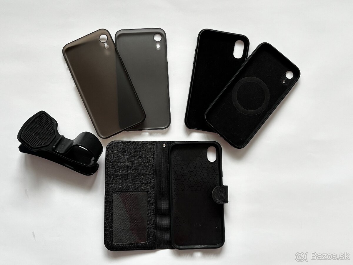 iPhone XR kryty na telefon + drziak do auta