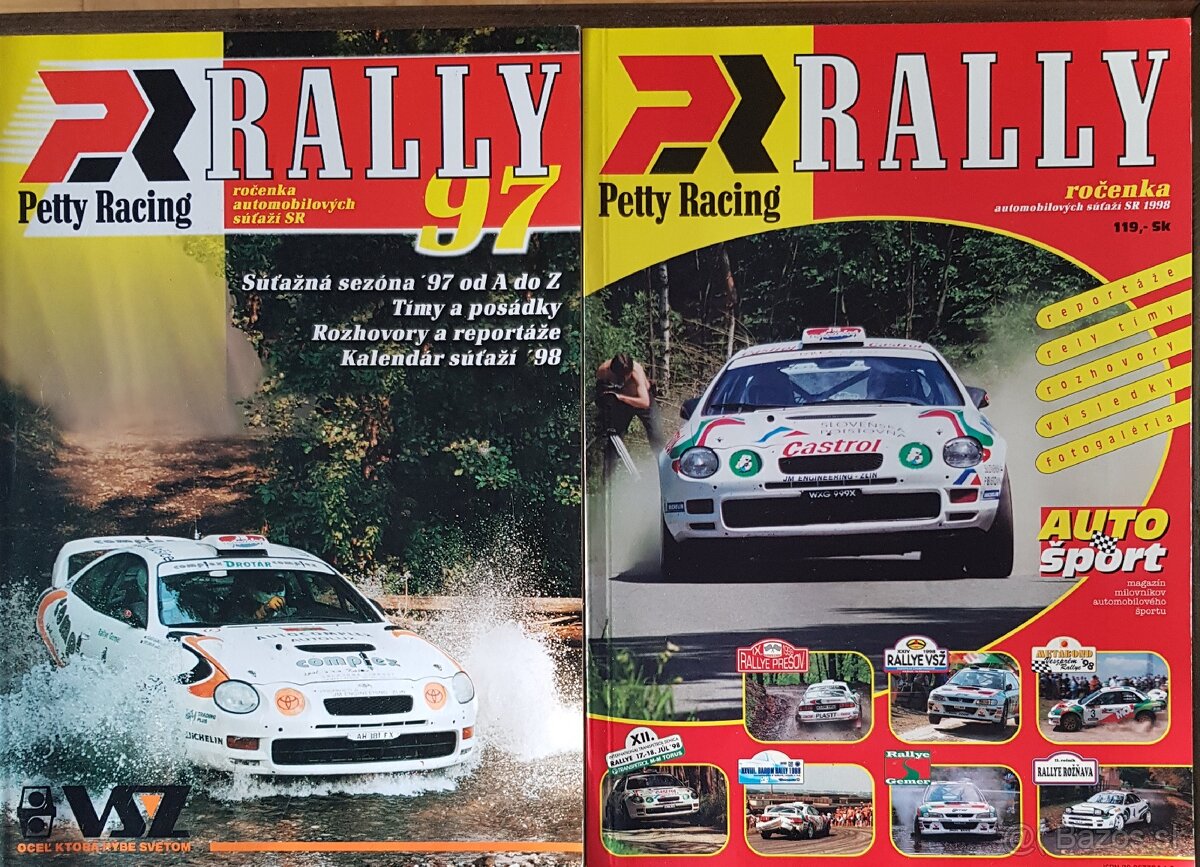 RALLY ročenka 97 a 98