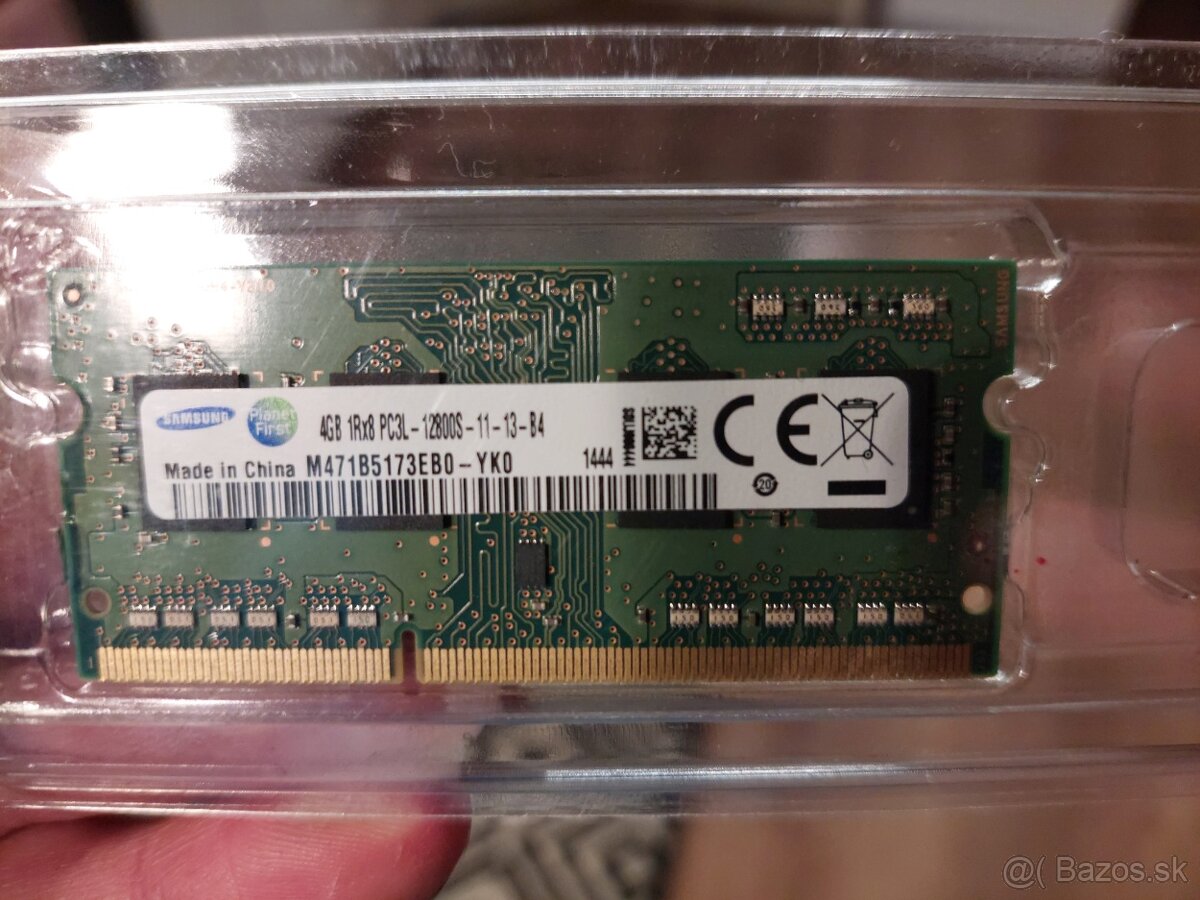 4GB DDR3L pamäť pre notebook