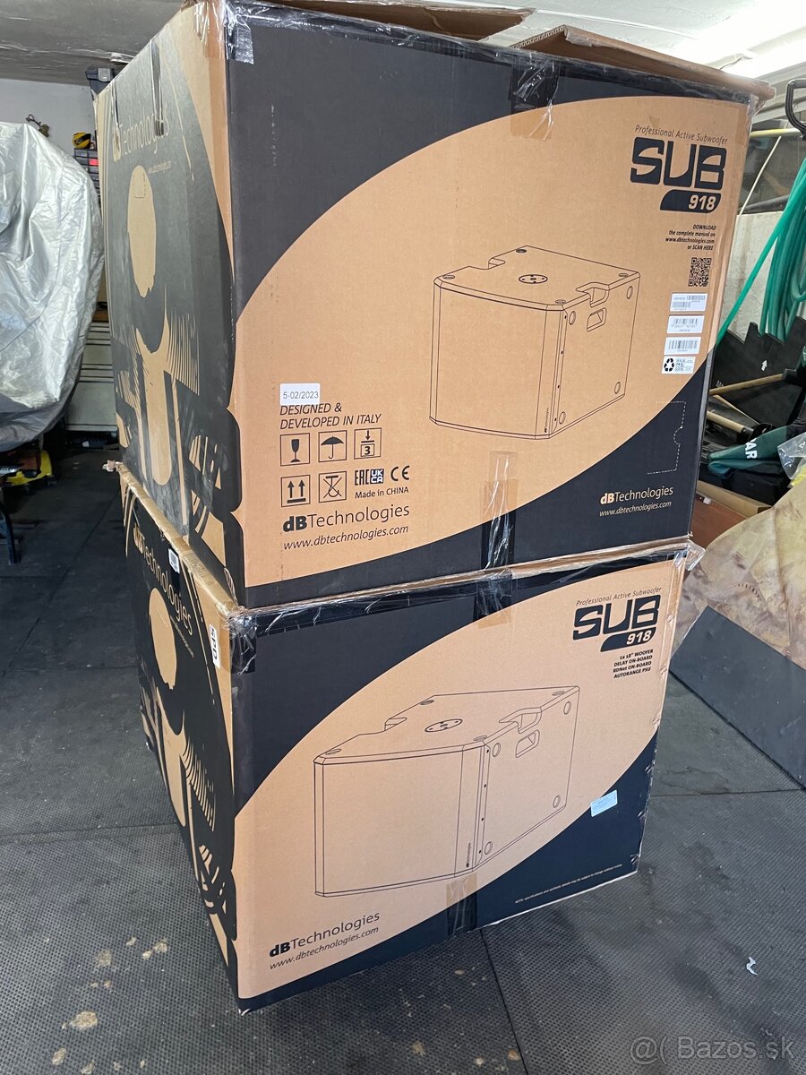 2x Db Tecnnologies sub 918