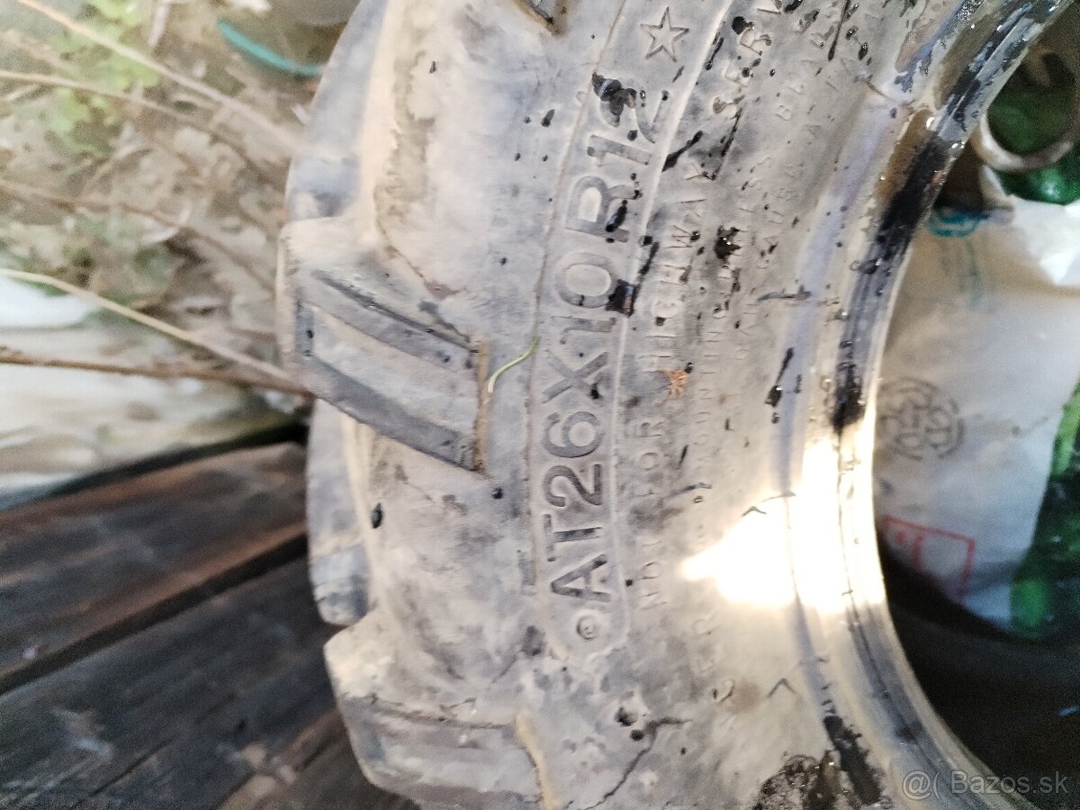 Predám pneomatiki na stvrkolku