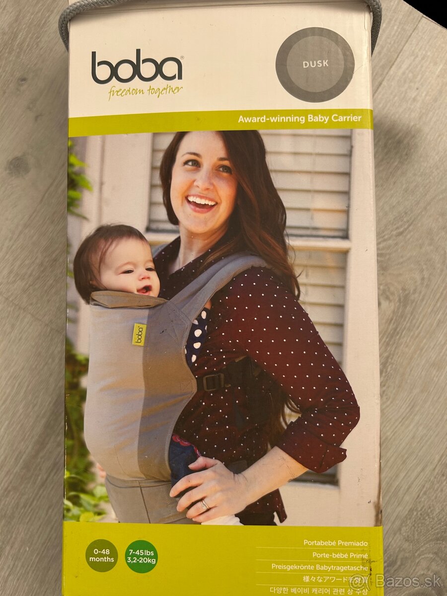 Boba carrier ergonosic 0-48m. 3,2-20kg