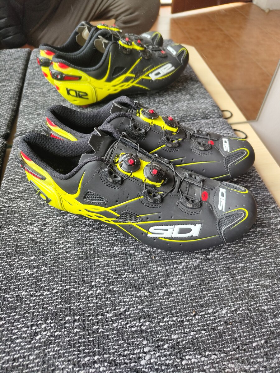 Karbónové Tretry Sidi Shot - Bright Yellow (EU44)