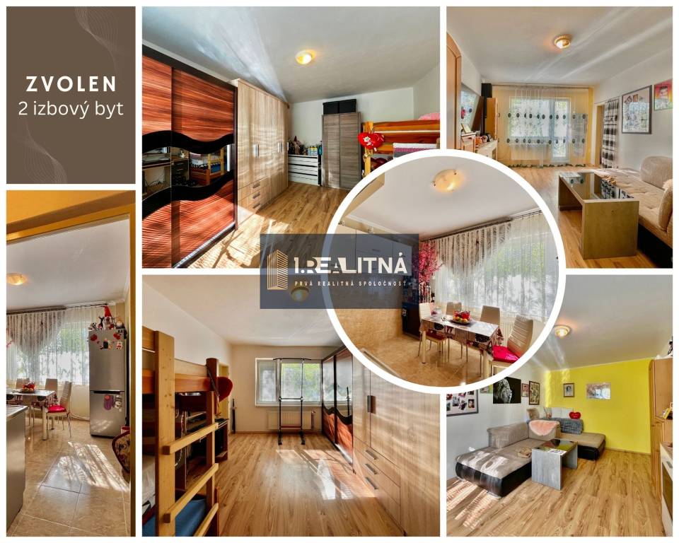 SLNEČNÝ 2 IZBOVÝ BYT S BALKÓNOM 50M2, ZVOLEN