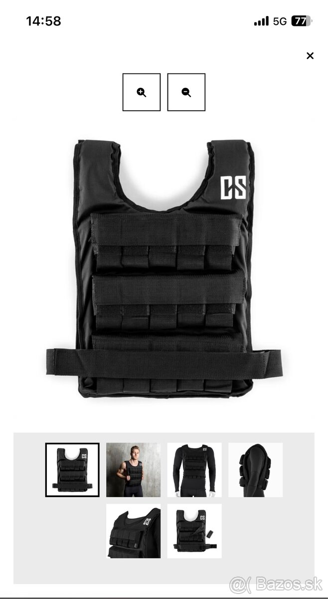 Záťažová vesta 30 kg