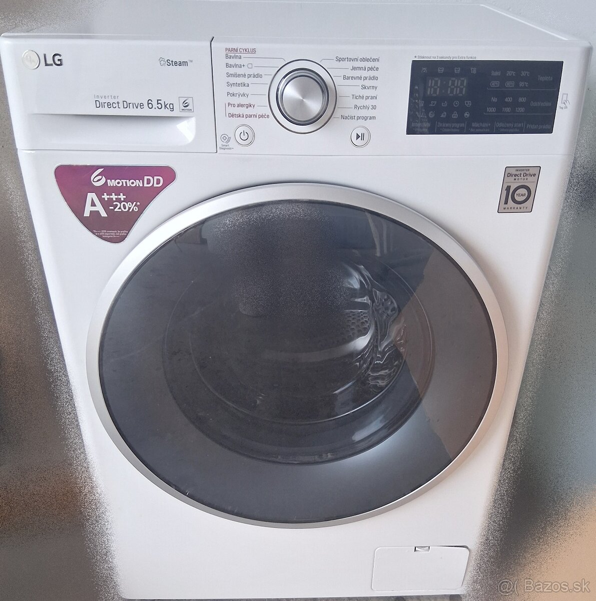 Pračka LG 1-6,5Kg Trieda A+++ -slim, usporna spredu plnena