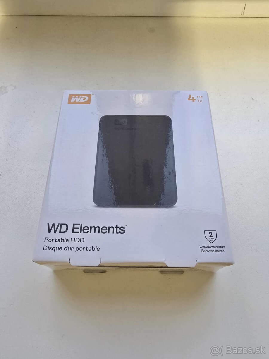 WD 2.5" Elements Portable 4TB čierny