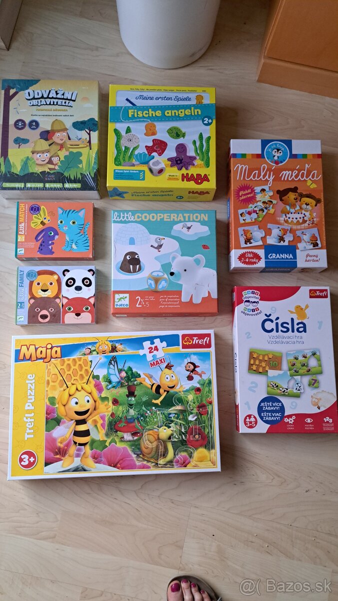 Mix kvalitnych hier, Smaft Games, Djeco, Janod Haba