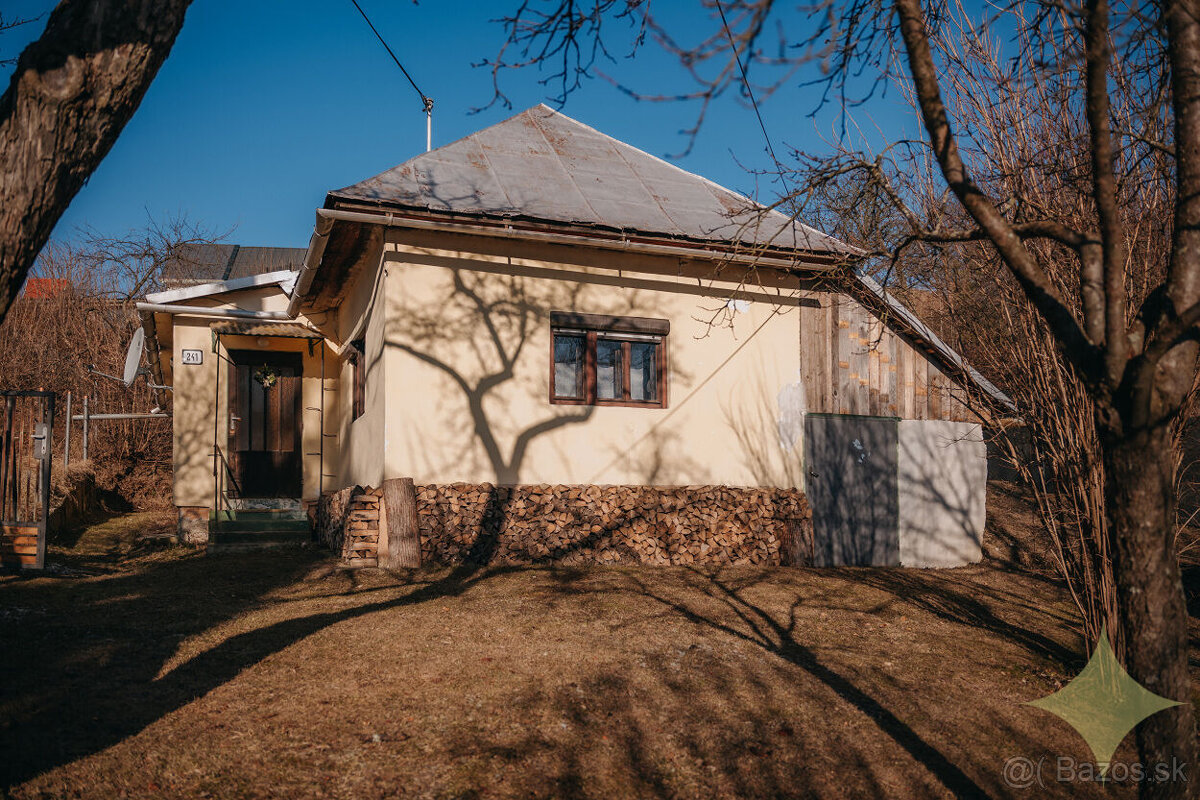 REZERVOVANÉ - Na predaj, chata, Štiavnické Bane