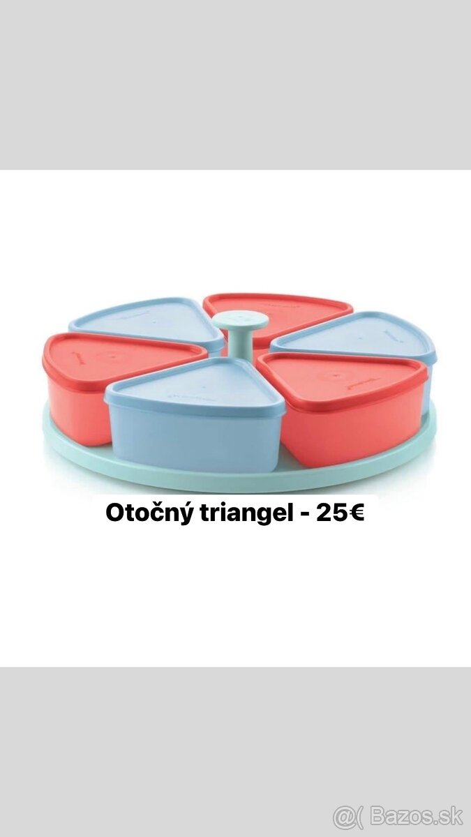 Otočný triangel Tupperware