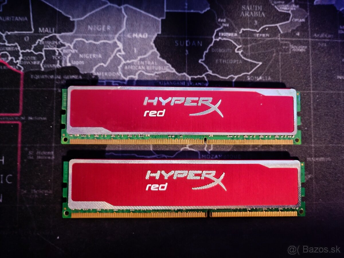 Predám pamäte RAM Kingston HyperX 2x4GB - 8GB kit