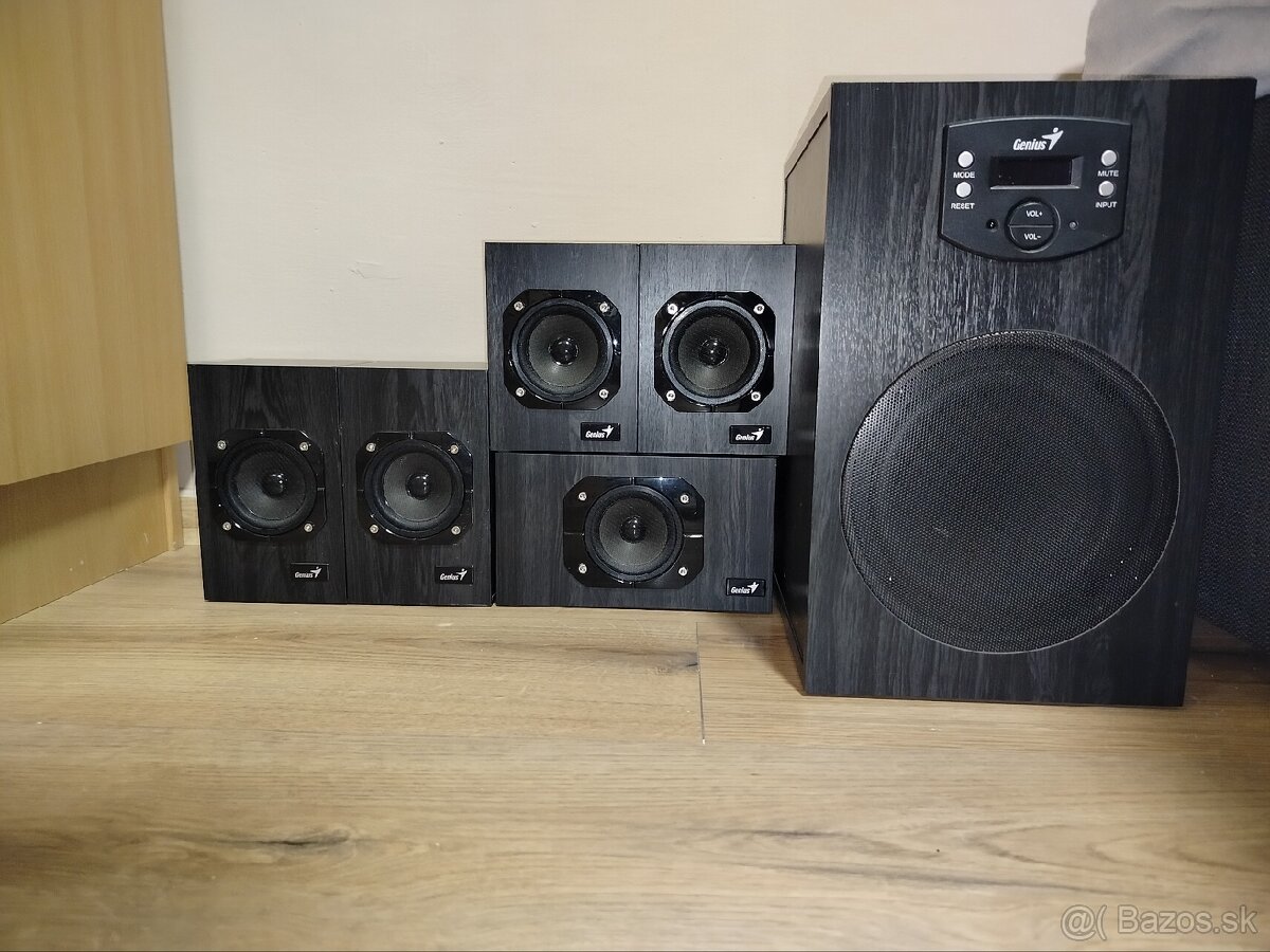 Predám domáce kino Genius SW-HF5.1 4500