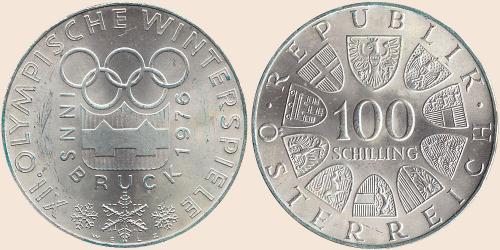 100 schilling (strieborne)