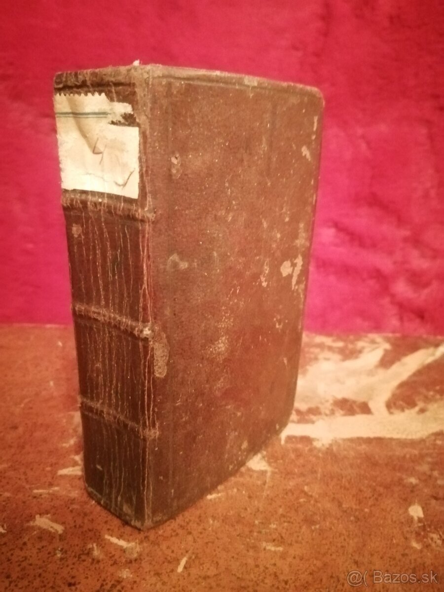 Stara vzácna kniha z r. 1607 2 knihy v 1 knihe