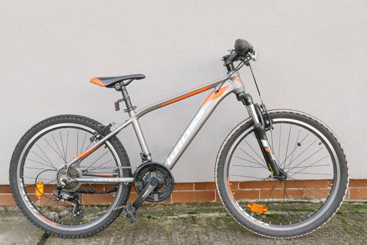 Predám detský duralový bicykel KROSS Level JR  24