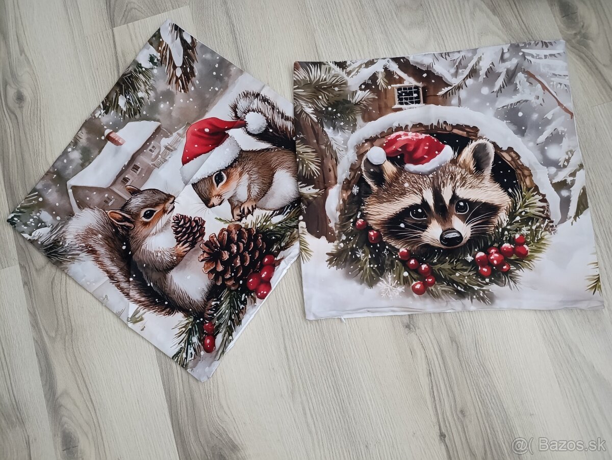 Vianočné obliečky na vankúše