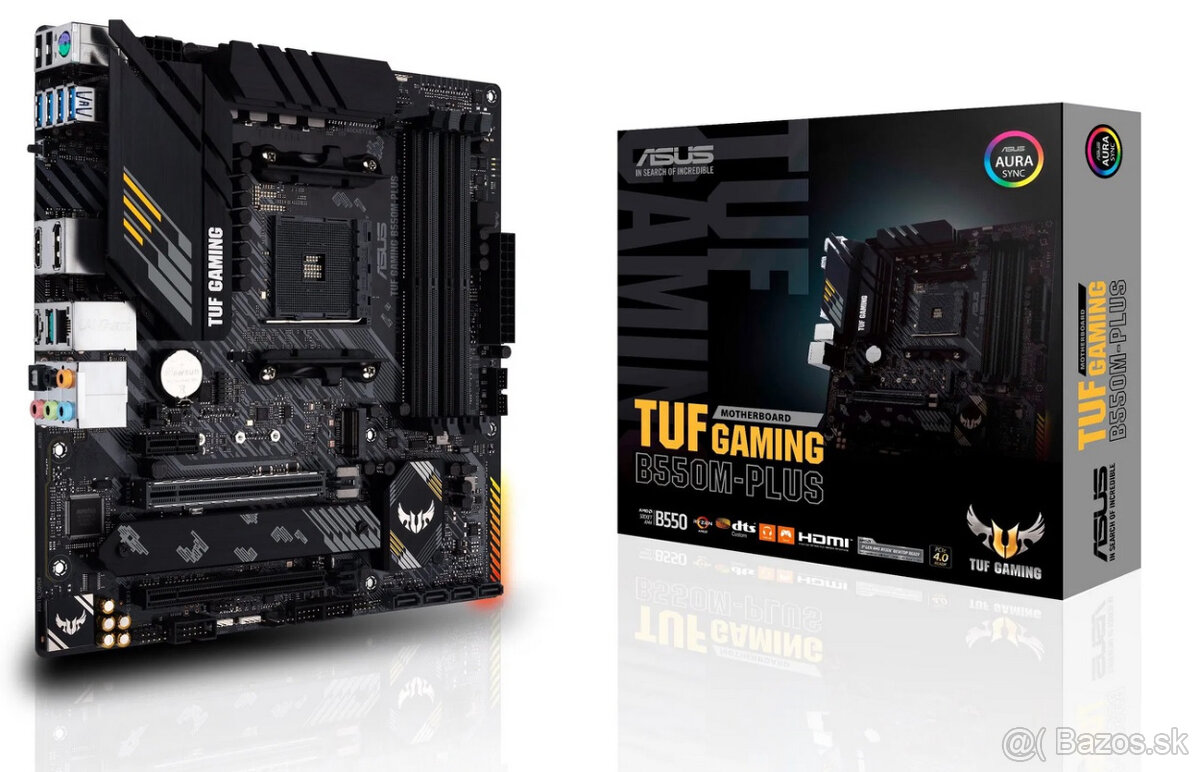 Herná doska ASUS TUF GAMING B550 M-PLUS | AM4 | ZÁRUKA ALZA