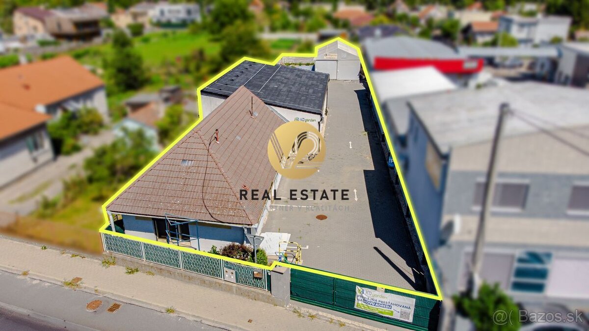 Predaj komerčného objektu s možnosťou dostavby, Nitra - Kršk