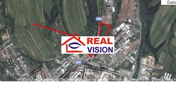 Predaj pozemok Bardejov 16000 m2 zastavané plochy a nádvoria