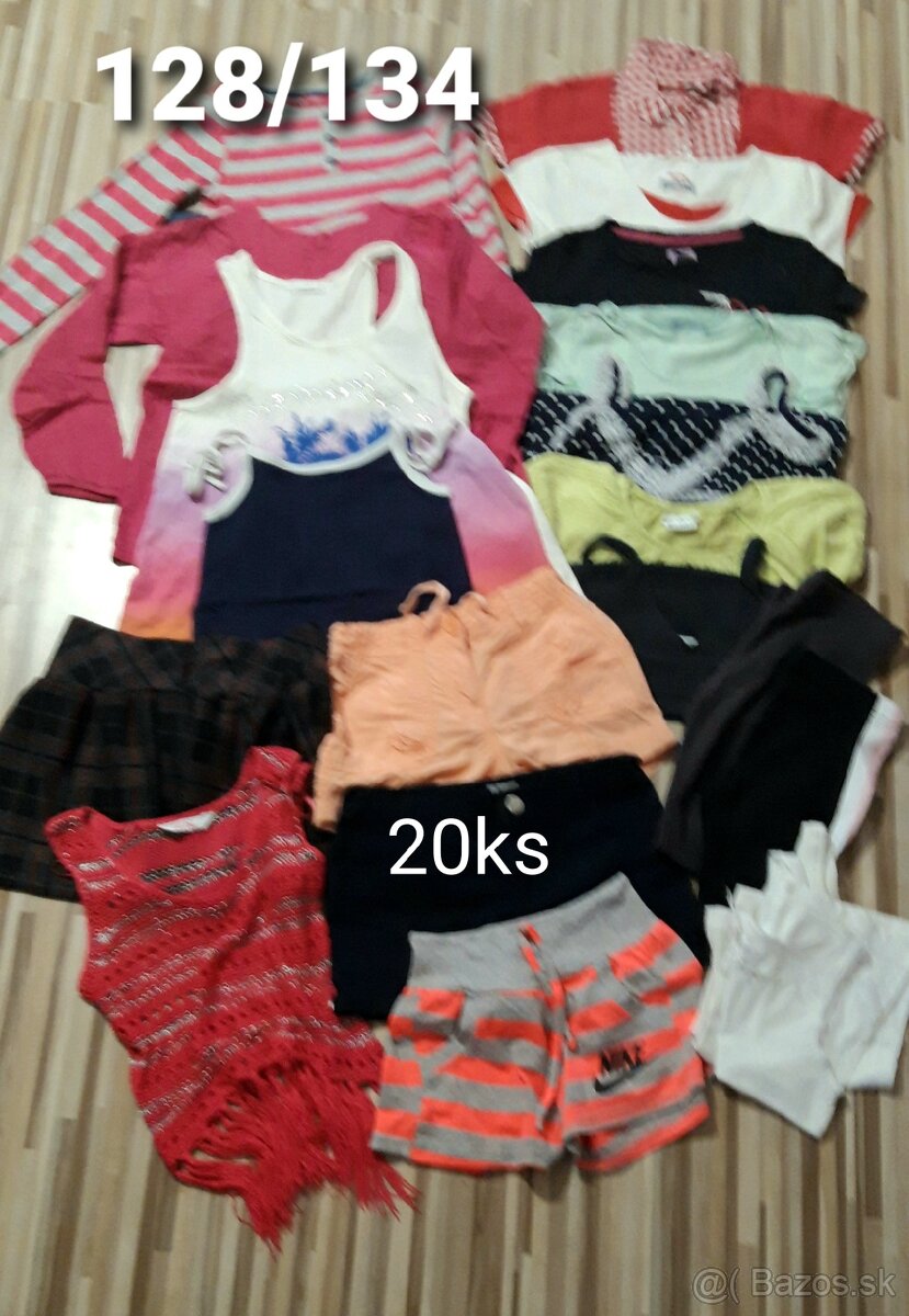 Balik 20ks.oblečenia 128/134