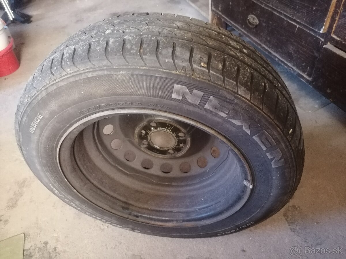 Letné pneumatiky(kolesá)165/70 R14 81T