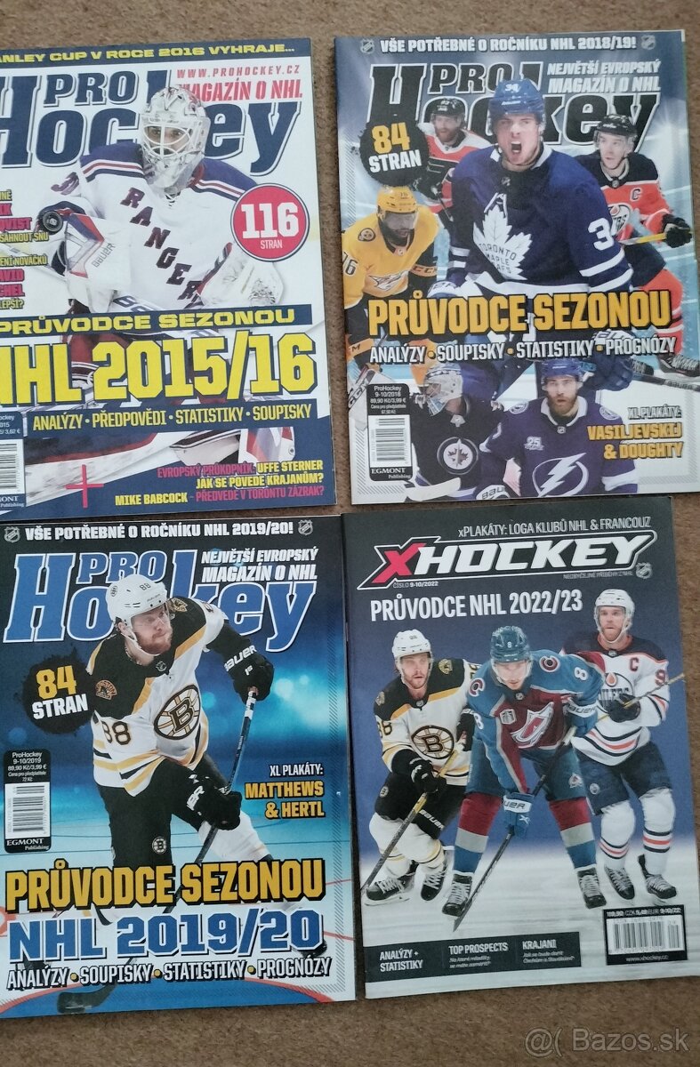 Predám časopisy Pro Hockey (NHL)