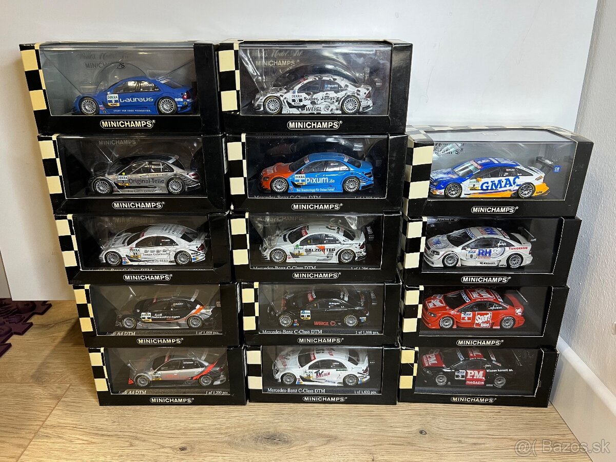 Minichamps 1:43 Porsche / Mercedes / Audi / Opel