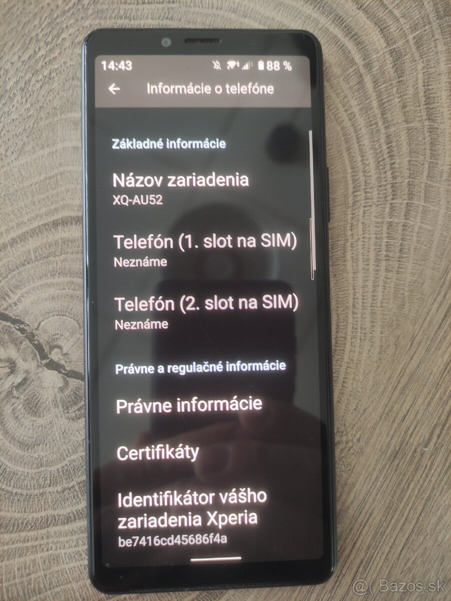 Predám Sony Xperia XQ-AU52 4/128GB