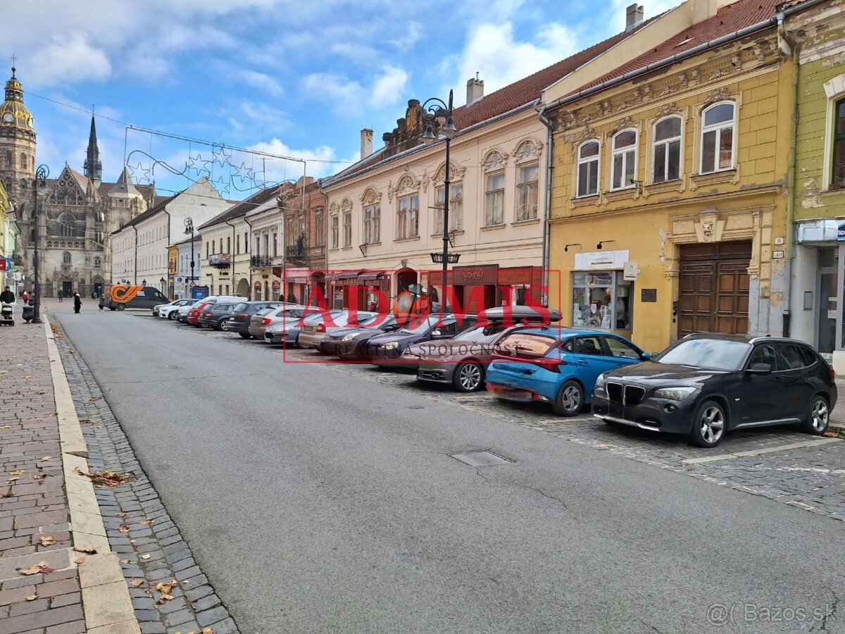 na predaj komerčný priestor 74m2 +výklad Alžbetina ulica, Ko