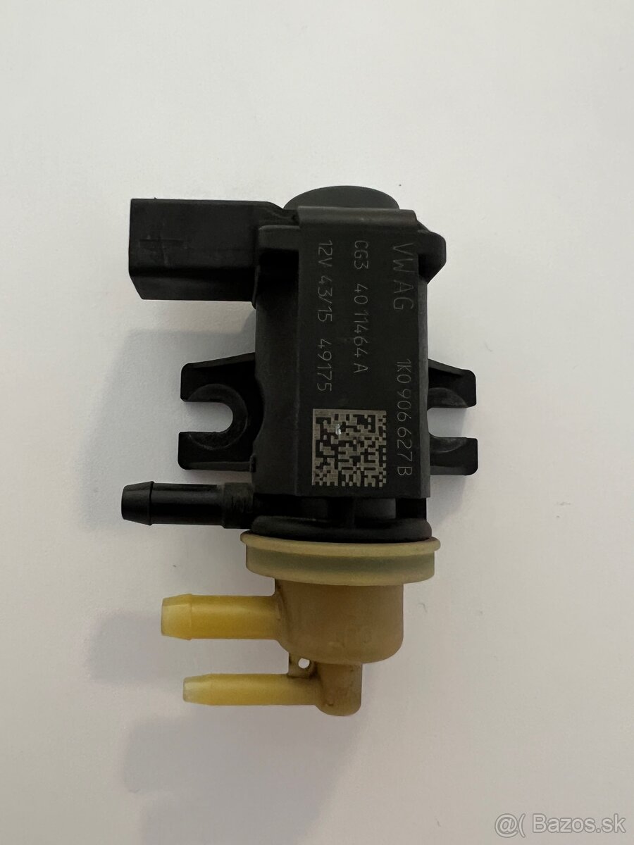 Elektromagnetický ventil 1K0 906 627 B - Použitý, funkčný
