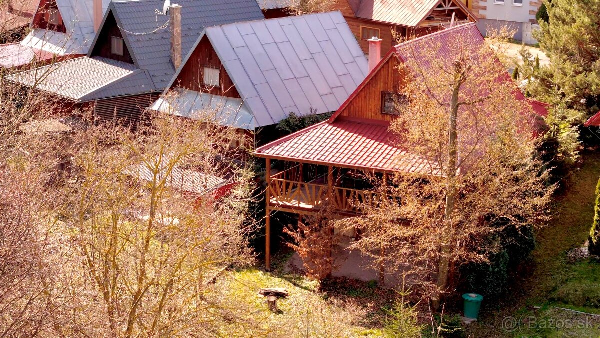 SIMI real - rekreačná drevená chalupa aj na celoročné byvani