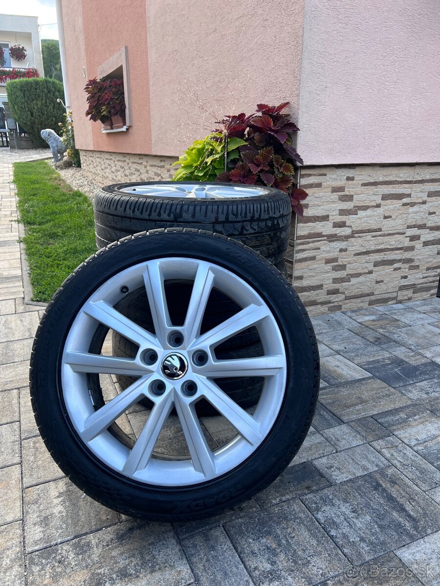 Original Škoda disky/elektrony 5x112 r17