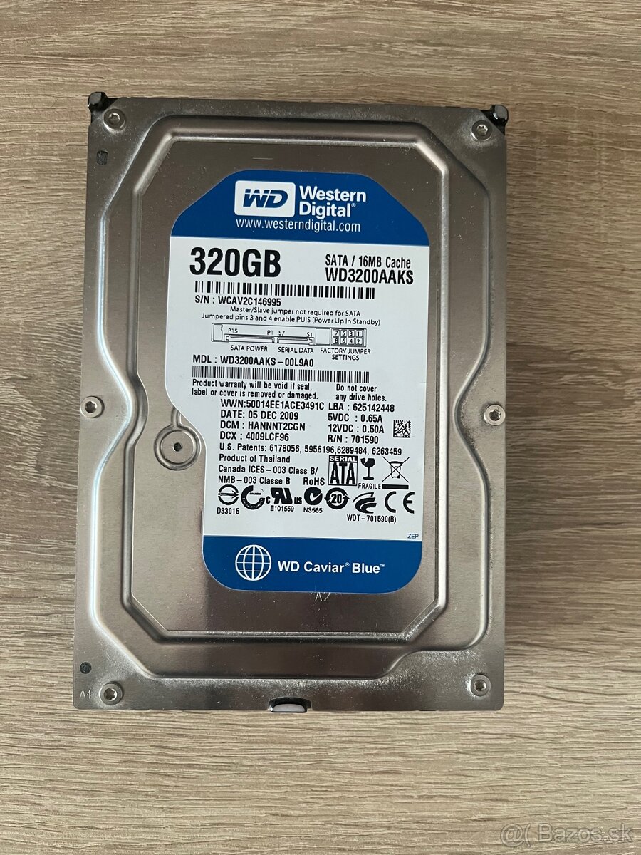 HDD disk 250Gb