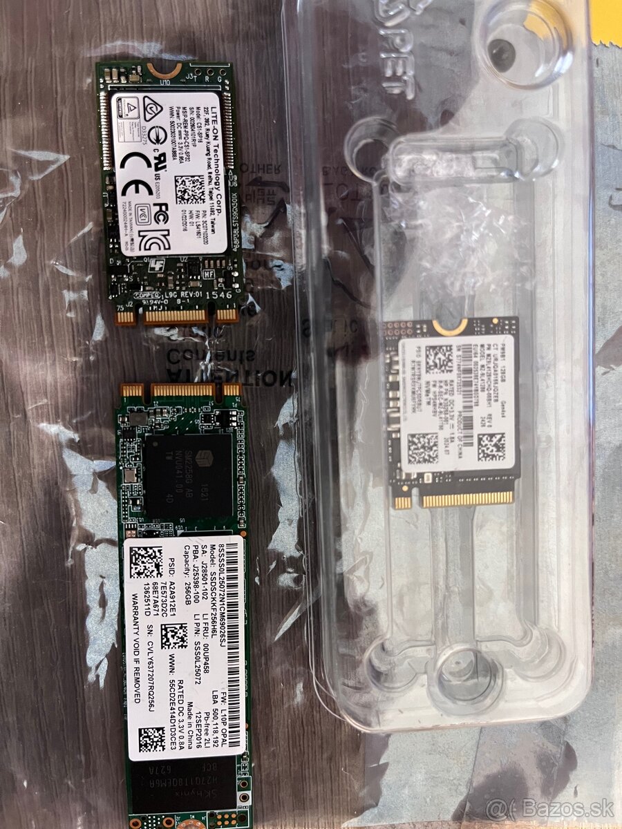 Vymenim 3 x ssd
