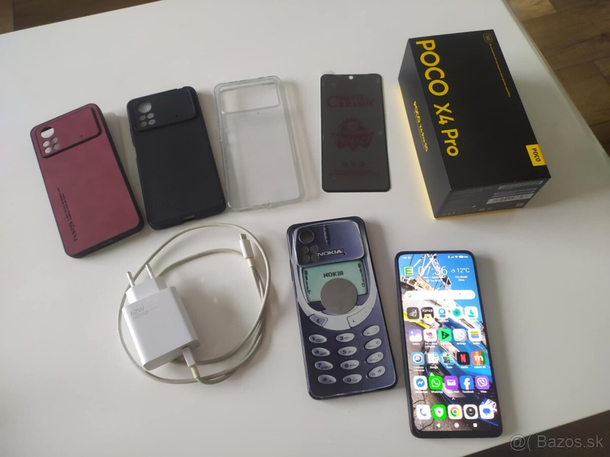 POCO X4 PRO 5G, 8GB, 128gb, plus prislusenstvo