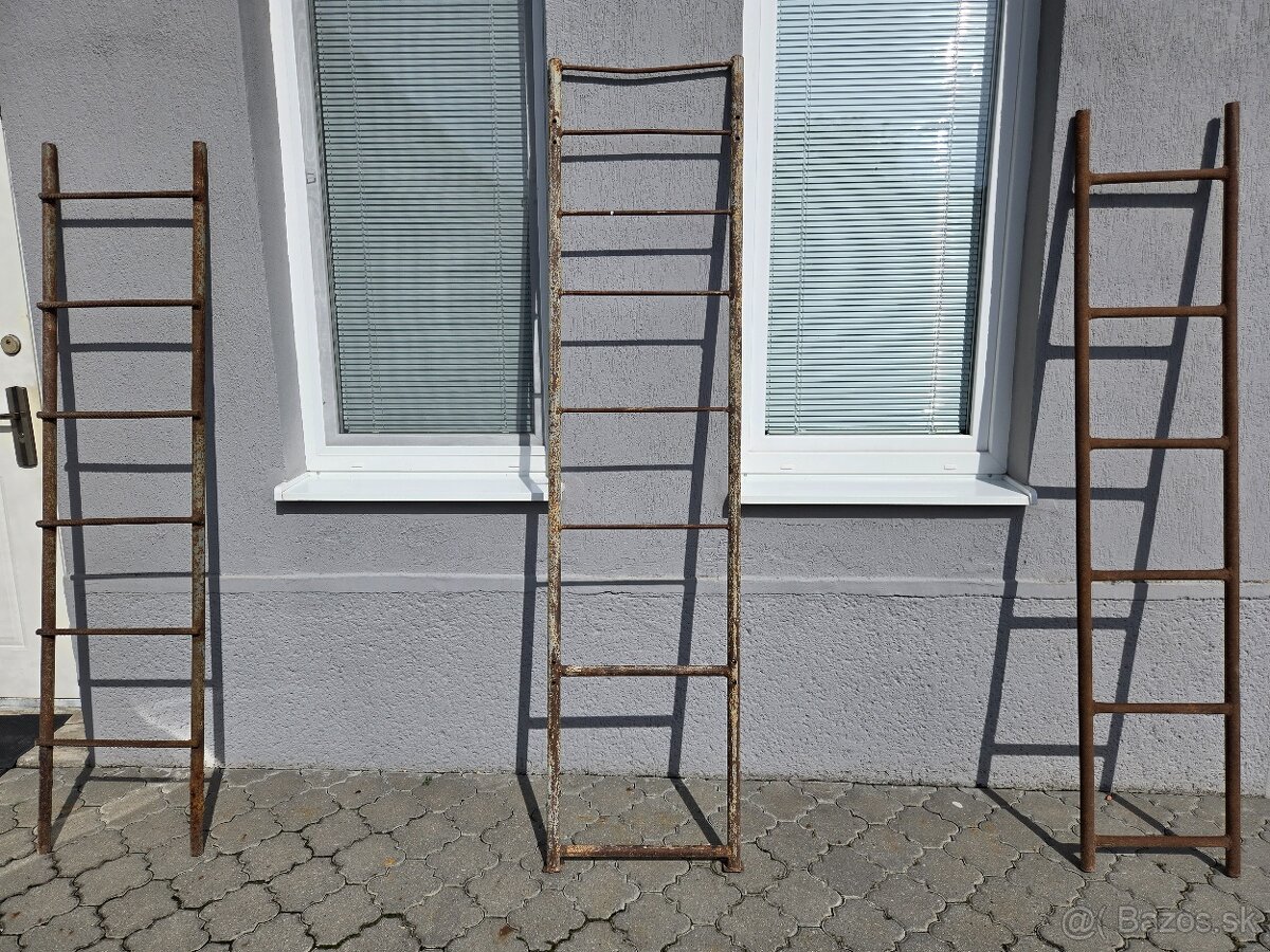 Rebríky masívne železné rôzne varianty