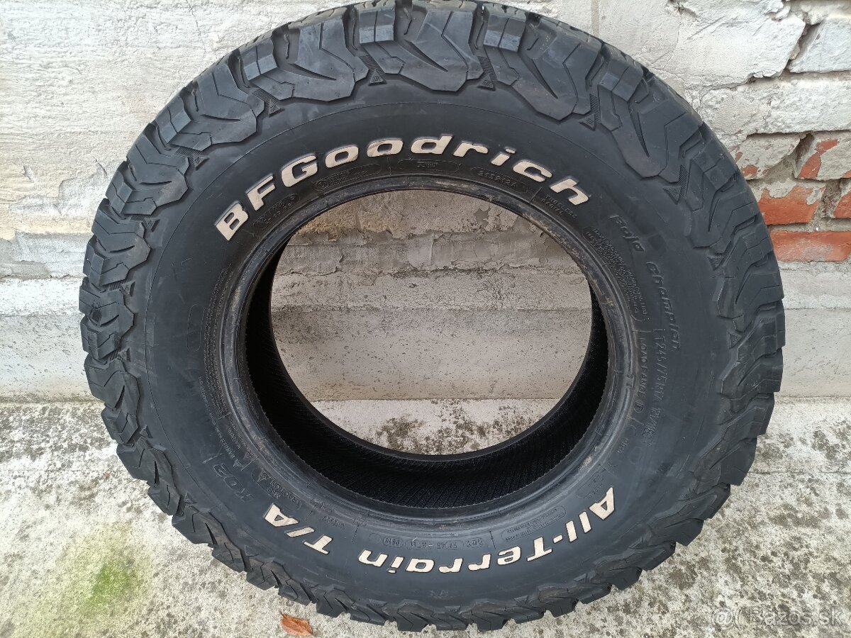 1ks Bfgoodrich All Terrain 245/75 R17