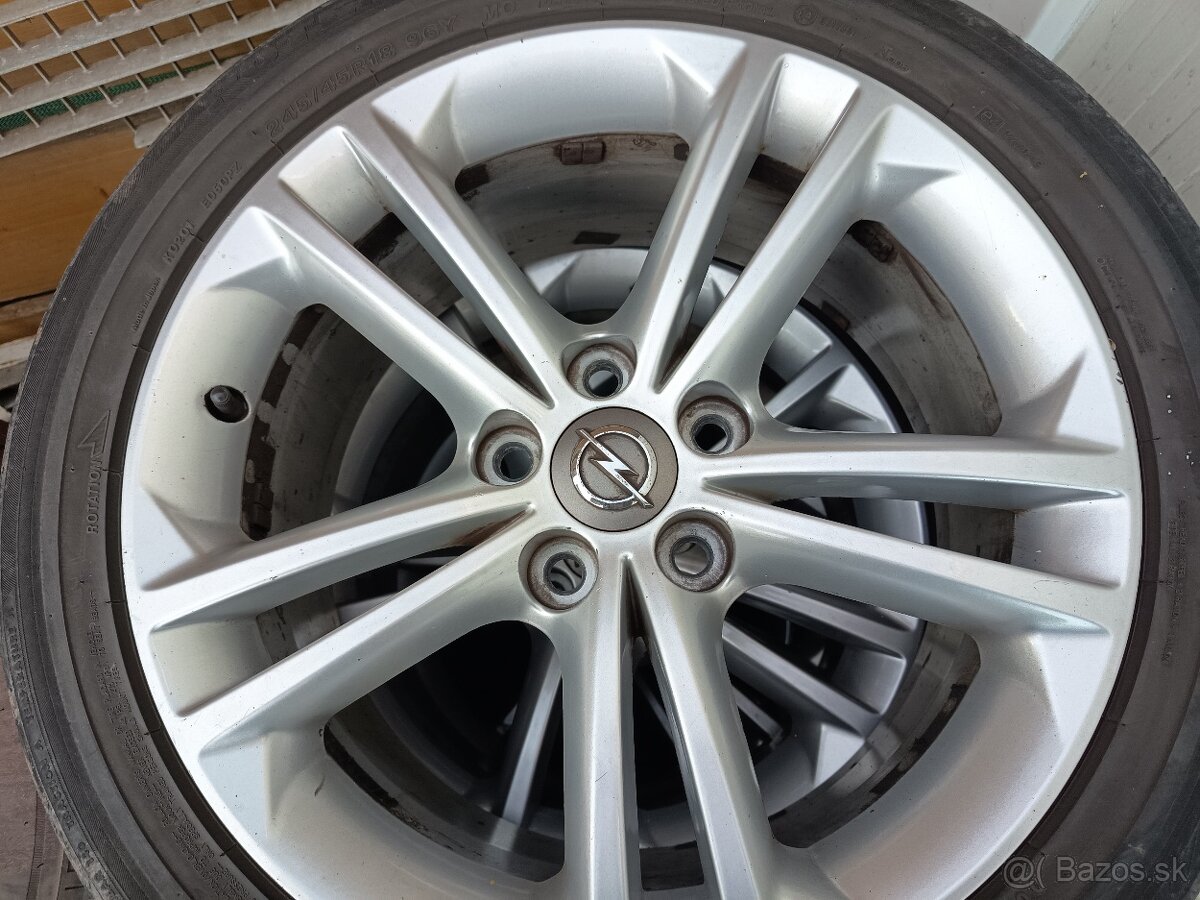 Disky + pneumatiky 245 45 R18 Opel Insignia