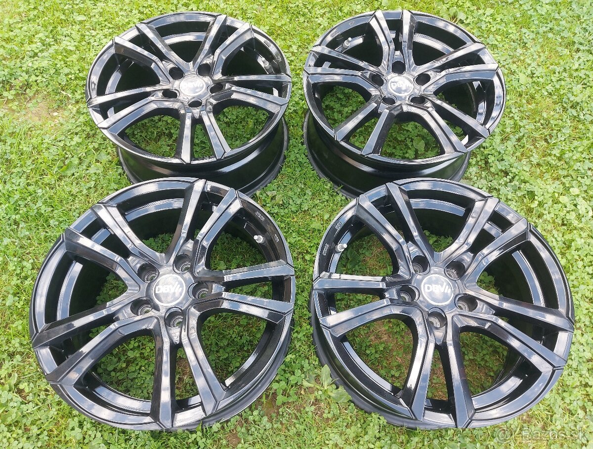 7,5Jx17 5x114,3 ET38 - nemecké hliníkové disky DBV