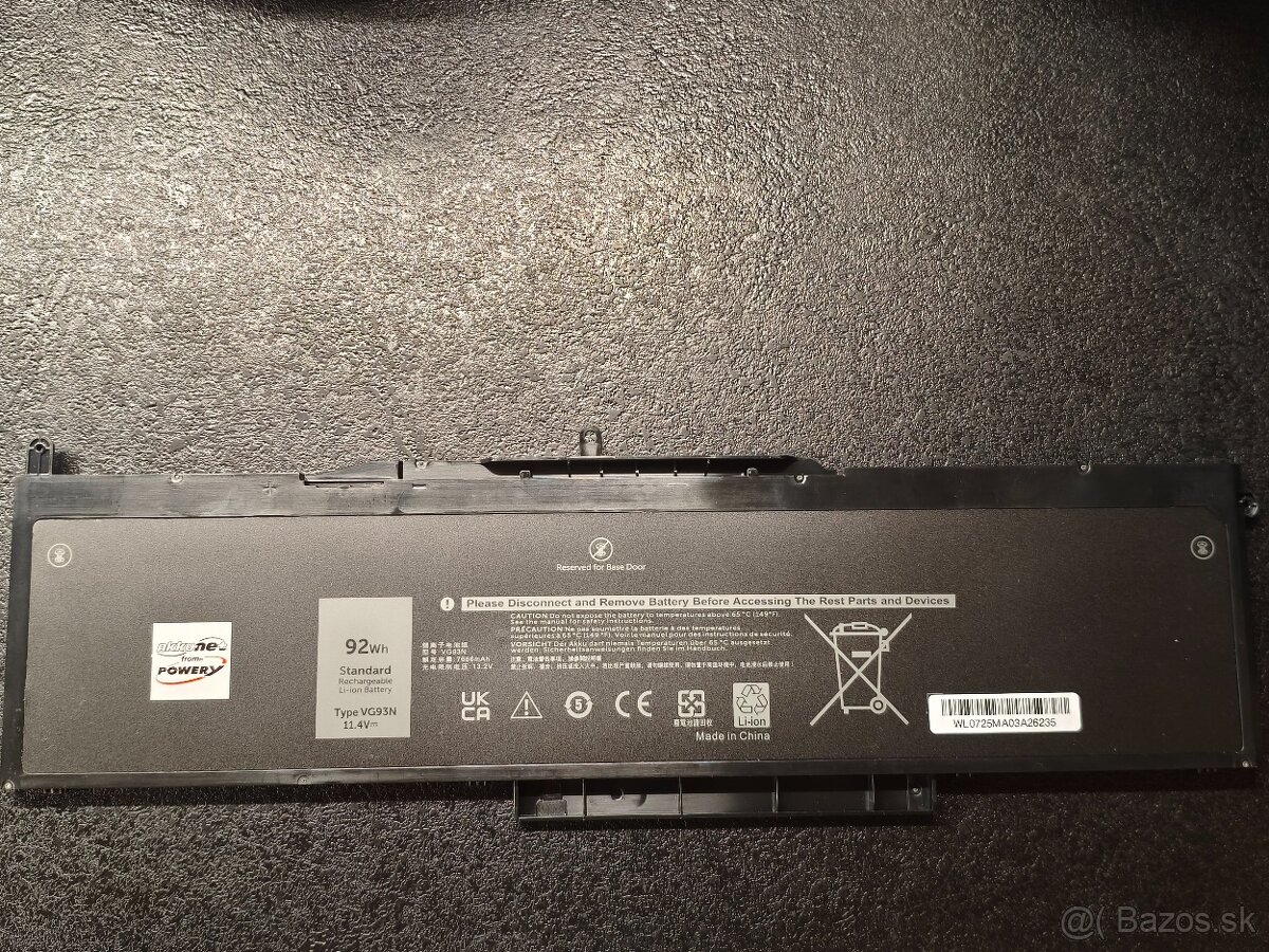 Batéria Dell Latitude 5580