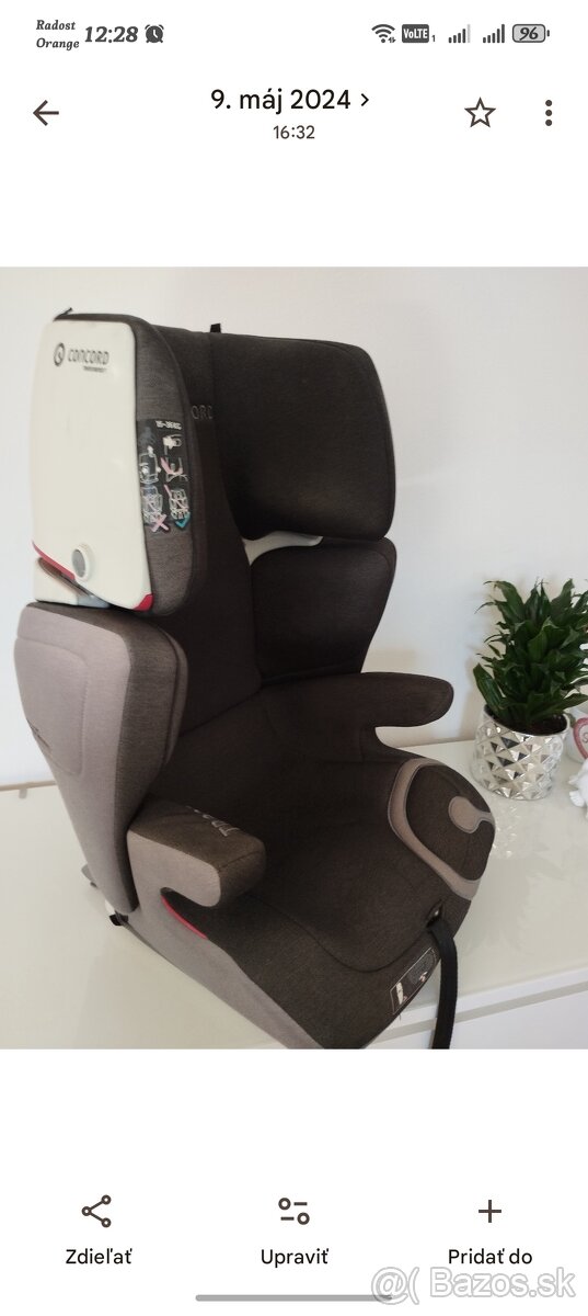 Autosedačka Concord