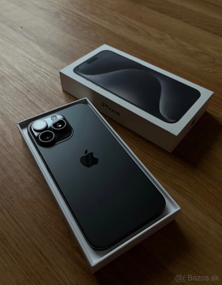 iPhone 15 Pro Max 256gb black titanium