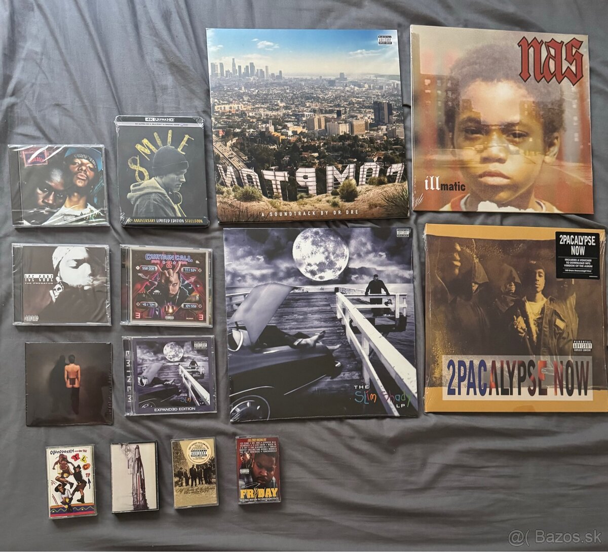 š„ VEĽKĆ HIP-HOP KOLEKCIA š„CD,VYNIL,CAS