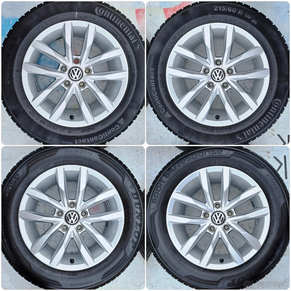 5x120 R17 BMW 5 Lúč + Pneu 235 55 R17 6mm